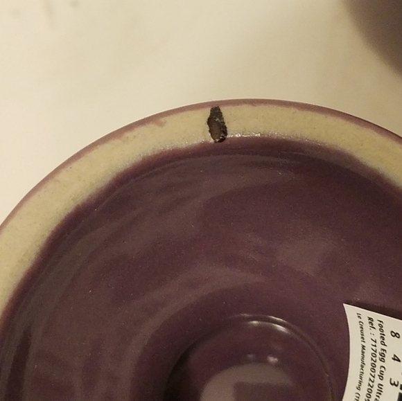 Lot 3 NWT Le Creuset Footed Ultra Violet Egg Cups - Picture 11 of 16